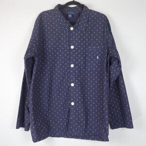 Polo Ralph Lauren Button Up Shirt w/ Kimono Style Straight-Sleeves, Size Medium